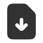 Document Download SVG Icon